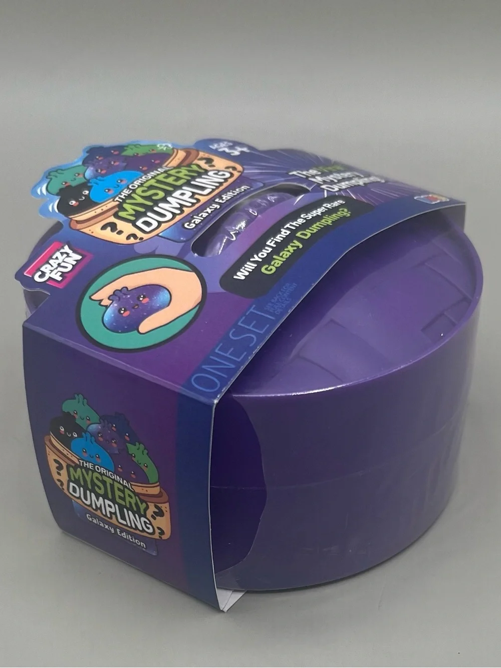 RMS Mystery Dumpling Galaxy Edition - Purple 4” Bun Squishy Crazy Fun VIRAL Toy💜